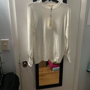 Vine & Love Cream Knit Sweater